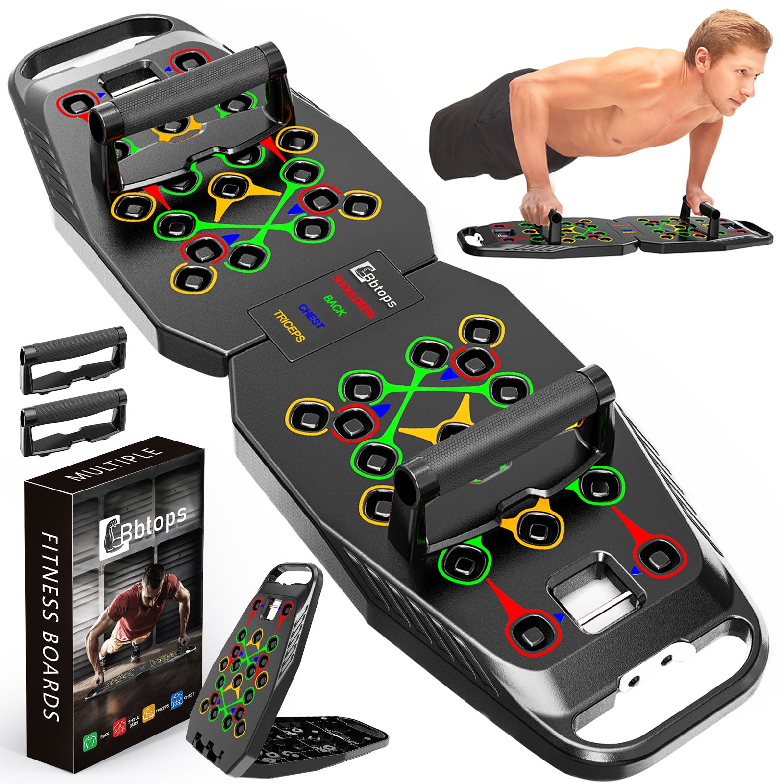 BBTOPS Foldable Push UP Board